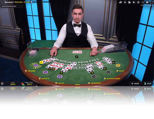 Blackjack Live la casino online