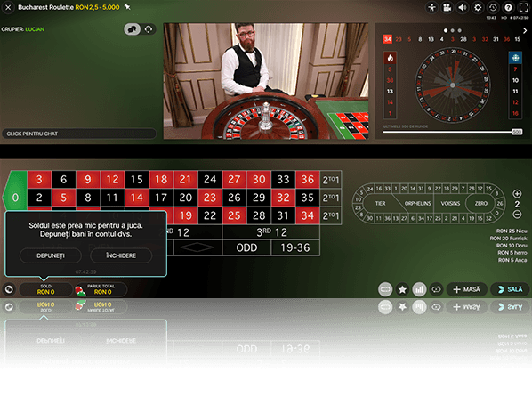 Ruleta Live la casino online